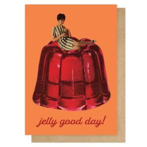 Vintage Birthday Card Jelly Good Day East End Prints Image