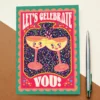 Vintage Cath Tate Congratulations Card Lets Celebrate Lost Plots - Image 2