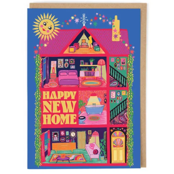 Vintage Cath Tate Happy New Home Card Lost Plots Image