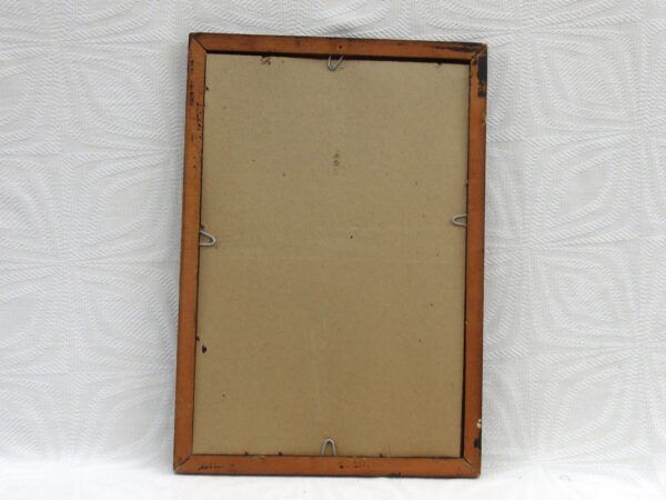 Vintage Older Elvis Mirror 60s 70s Era Black Frame - Image 4