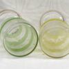 Vintage Frosted Glass Hyacinth Vase 1950s - Choose Colour - Image 2