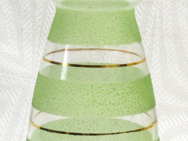 Vintage Frosted Glass Hyacinth Vase 1950s - Choose Colour - Image 4