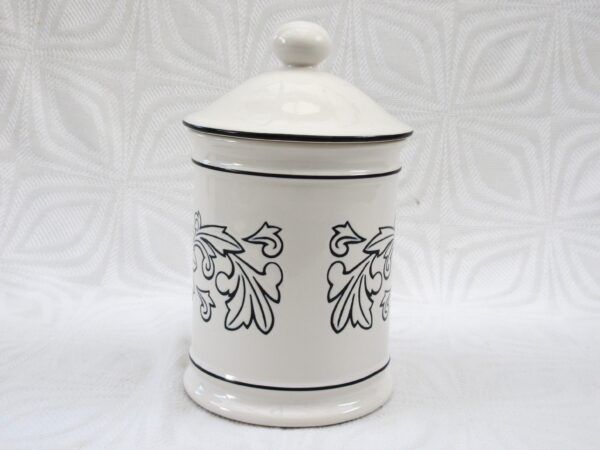 Vintage Hornsea Pottery Acanthus Coffee Storage Jar Pot 1990 - Image 2