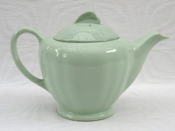 Vintage J&G Meakin Sol Glamour Teapot Jade Green 40s 50s - Image 3