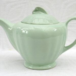 Vintage J&G Meakin Sol Glamour Teapot Jade Green 40s 50s Image