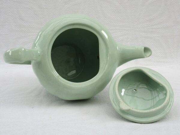 Vintage J&G Meakin Sol Glamour Teapot Jade Green 40s 50s - Image 5