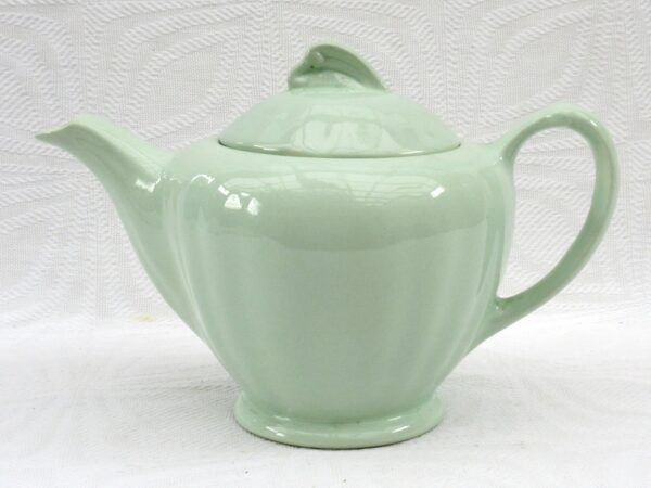 Vintage J&G Meakin Sol Glamour Teapot Jade Green 40s 50s Image