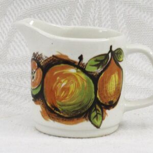 Vintage J&G Meakin Studio Eden Milk Jug 70s Fruit Yellow Green Image