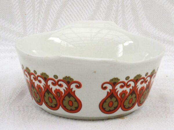 Vintage J&G Meakin Studio Madrid Small Gratin Dish 70s Orange - Image 2