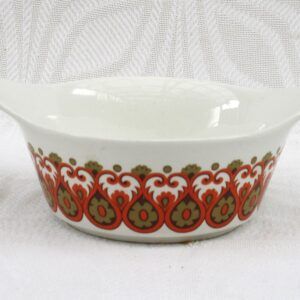 Vintage J&G Meakin Studio Madrid Small Gratin Dish 70s Orange Image