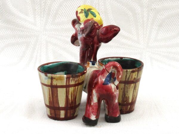 Vintage Kitsch Donkey Ornament Hand Painted Italy 60s 70s - Image 4