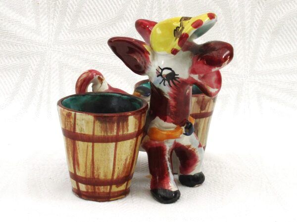 Vintage Kitsch Donkey Ornament Hand Painted Italy 60s 70s - Image 2