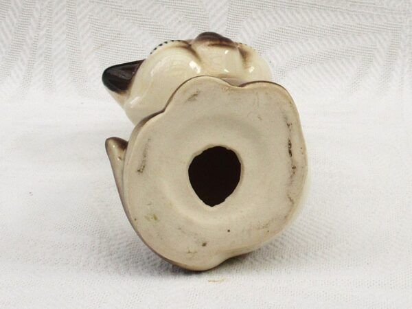 Vintage Kitsch Siamese Cat Ornament Big Eyes Ceramic 1960s - Image 5