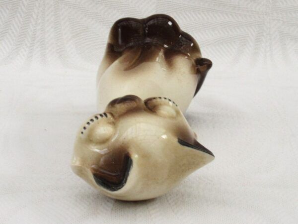 Vintage Kitsch Siamese Cat Ornament Big Eyes Ceramic 1960s - Image 6