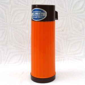 Vintage Orange Brown Aladdin Vacuum Flask Campervan Accessories 70s