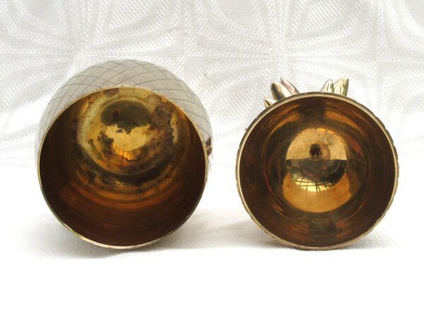 Vintage Brass Pineapple Ice Bucket 1970s Original - Image 3