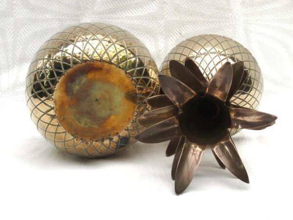 Vintage Brass Pineapple Ice Bucket 1970s Original - Image 4