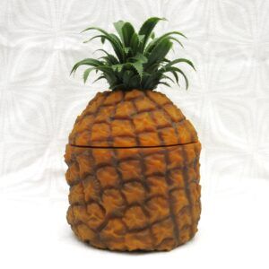 Vintage Pineapple Ice Bucket Plastic 1970s Original Image