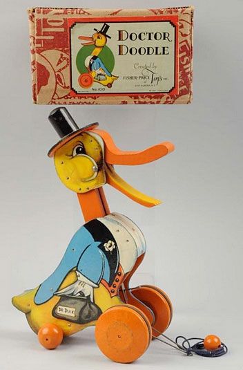 The first Fisher Price Toy Doctor Doodle 1930s Image