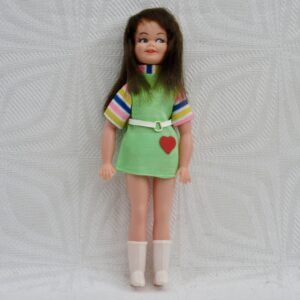 Vintage 1970s Teenage Fashion Doll with Outfit Hong Kong Image
