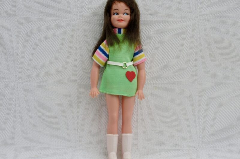 Vintage 1970s Teenage Fashion Doll with Outfit Hong Kong Image