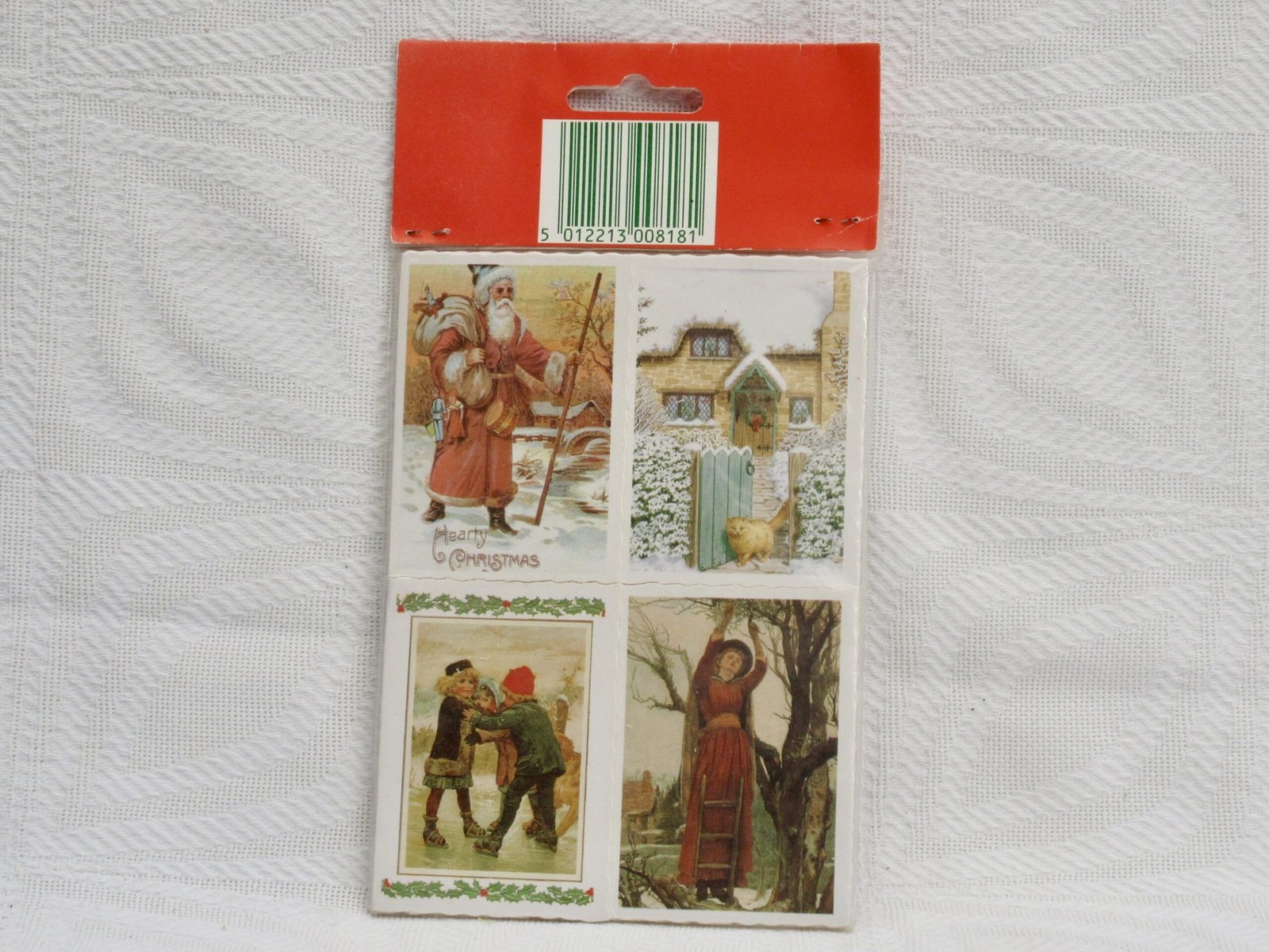 Vintage 1980s Woolworths Christmas Gift Tags BNIP Victorian Scenes - Image 2