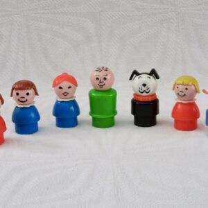 Vintage Fisher Price Little People Family Bundle 1970s Image