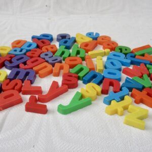 Vintage Fisher Price Magnetic Letters Bundle Lower Case 1970s Image