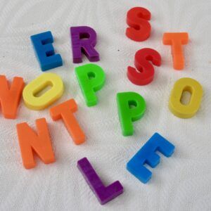 Vintage Fisher Price Magnetic Letters Bundle Upper Case 1970s Image