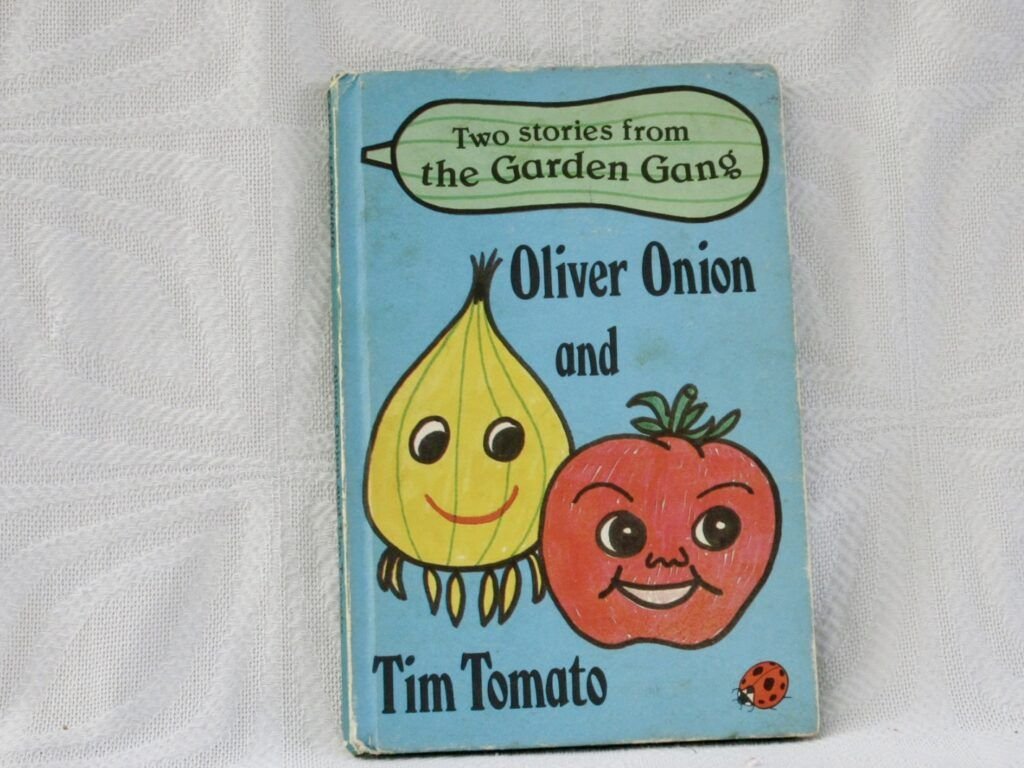 Vintage Ladybird Books Garden Gang Oliver Onion Tim Tomato Image