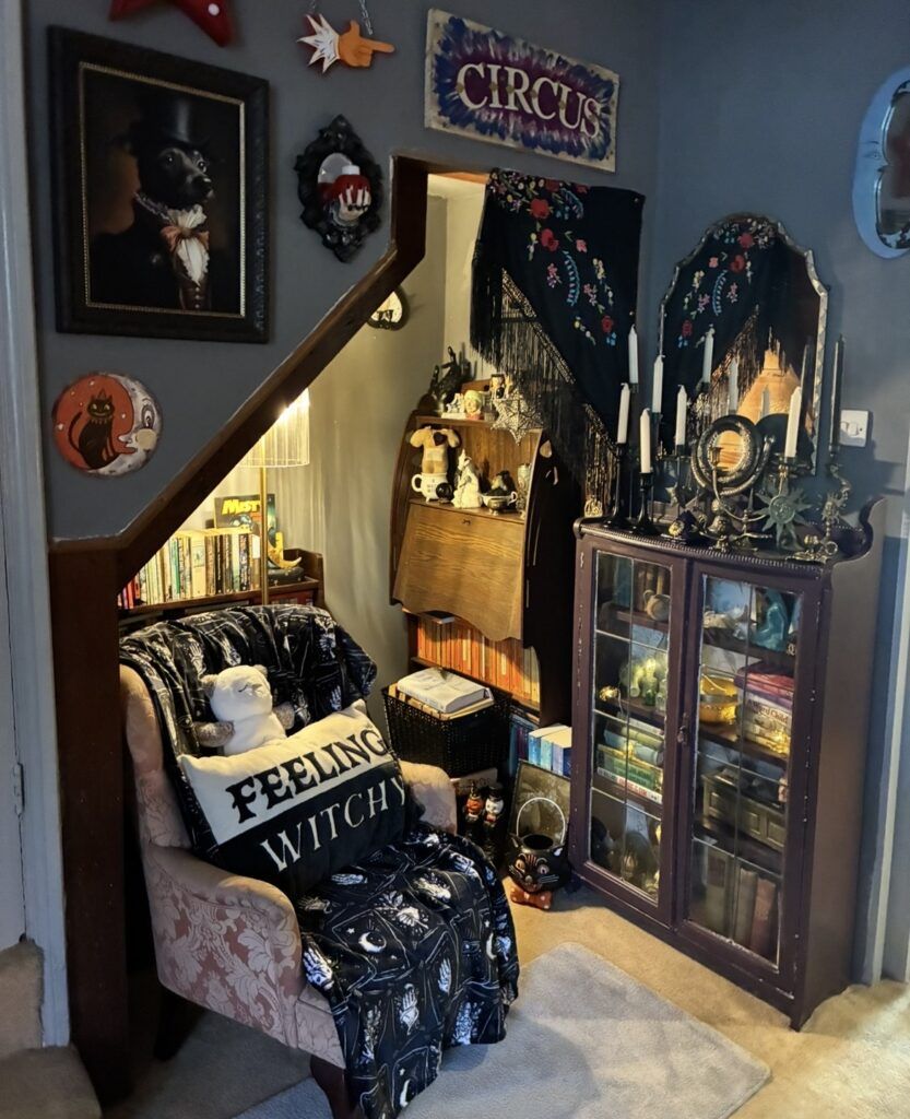 Cosy Winter Touches for your vintage home - favourite armchair