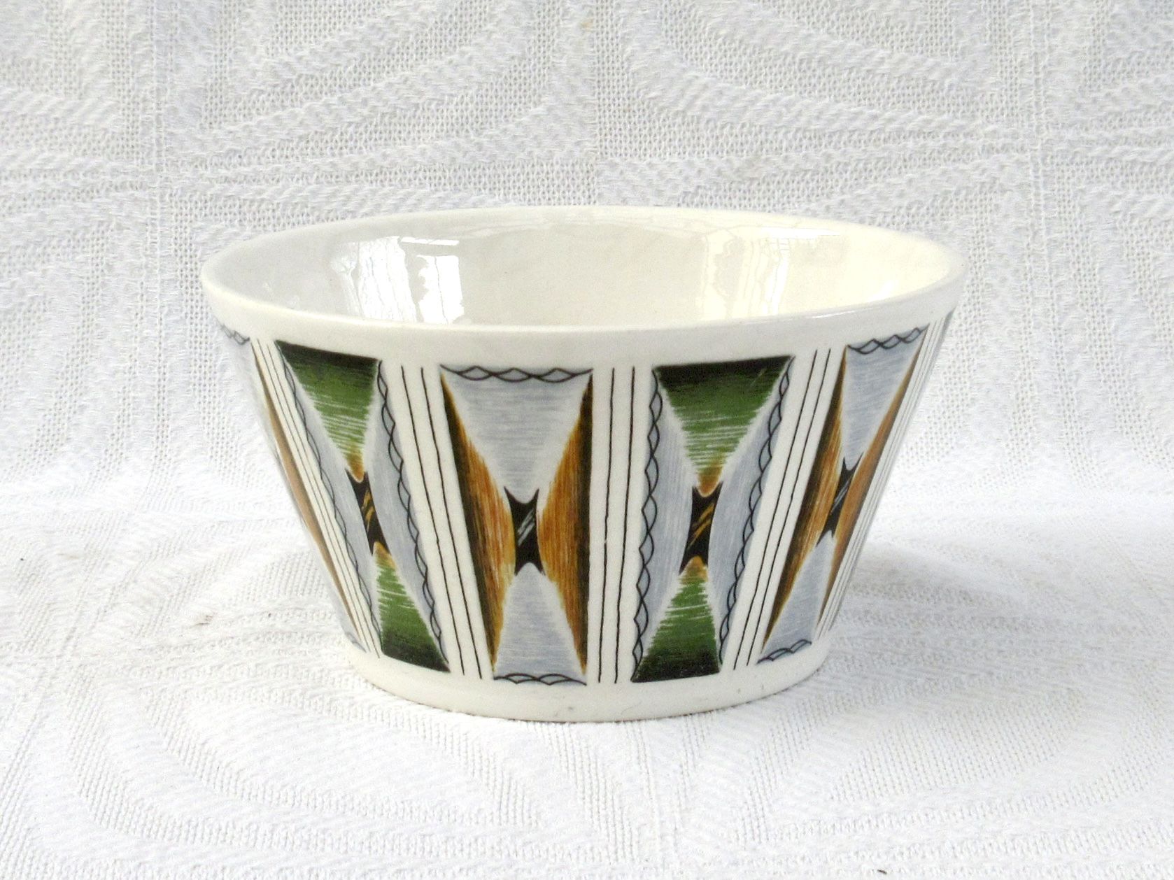 Vintage Lord Nelson Pottery Oasis Sugar Bowl 1960s Image
