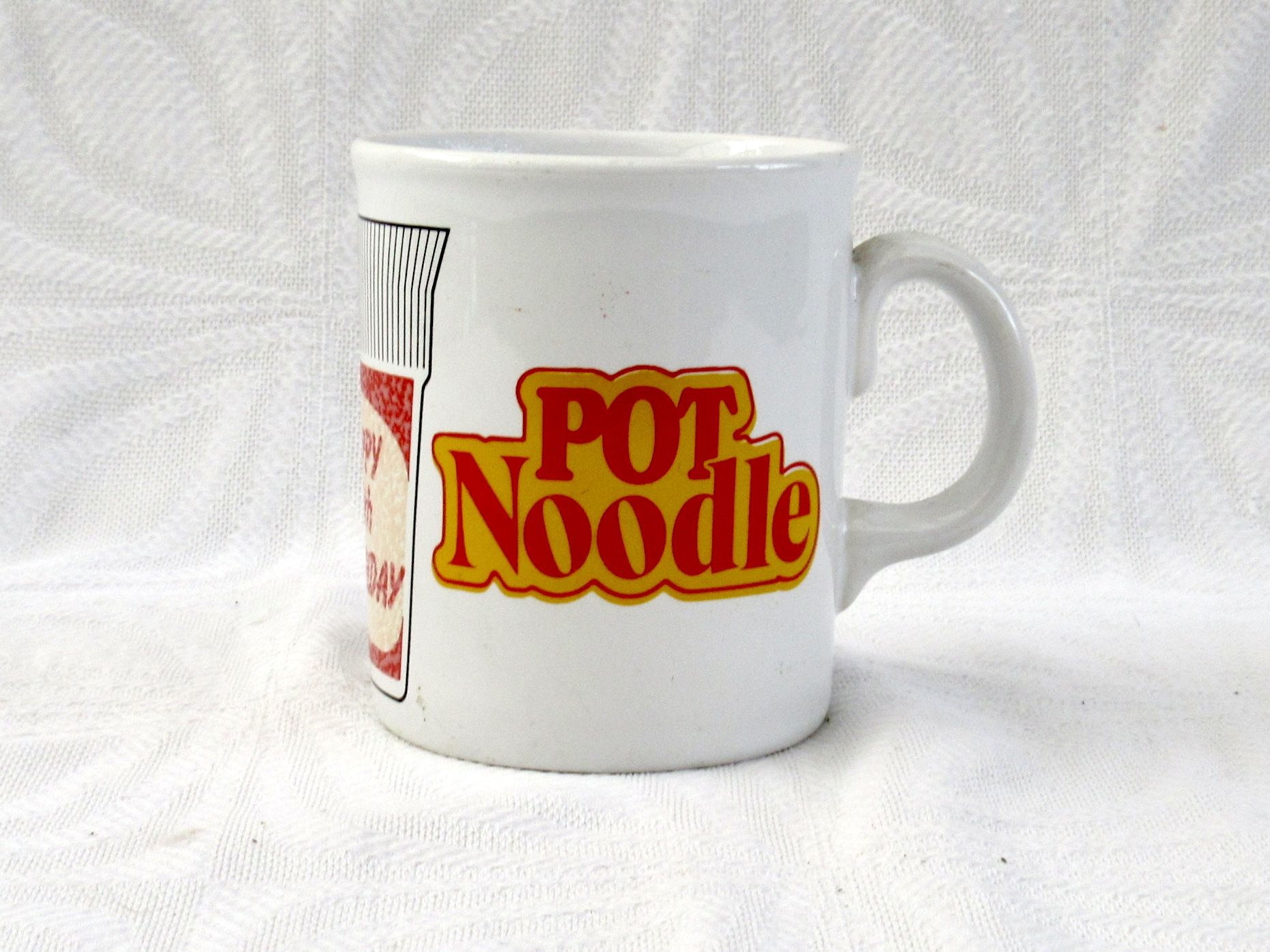Vintage Pot Noodle Magic Mug Heat Changing 1980s 10th Birthday - Image 5