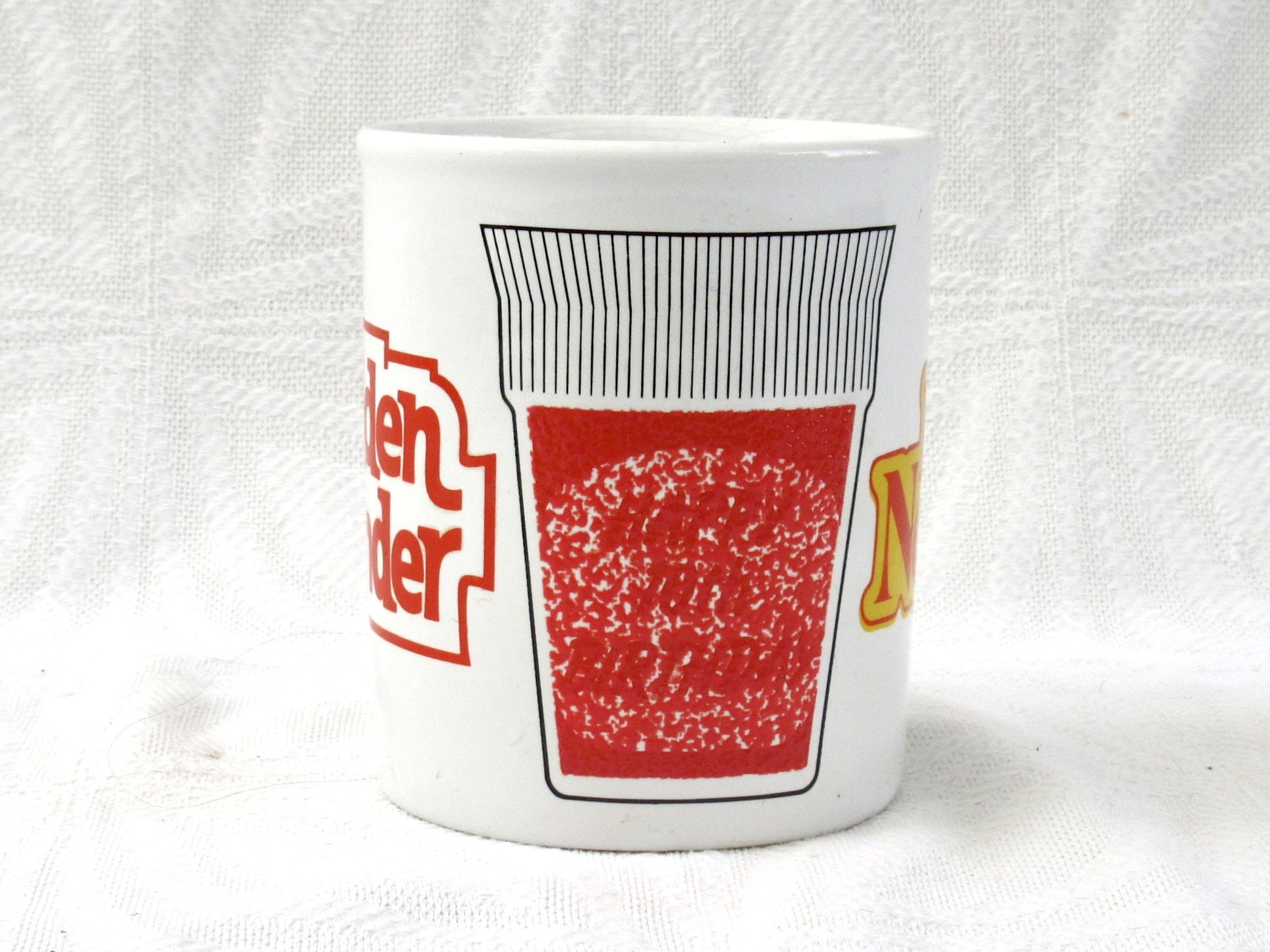 Vintage Pot Noodle Magic Mug Heat Changing 1980s 10th Birthday Image