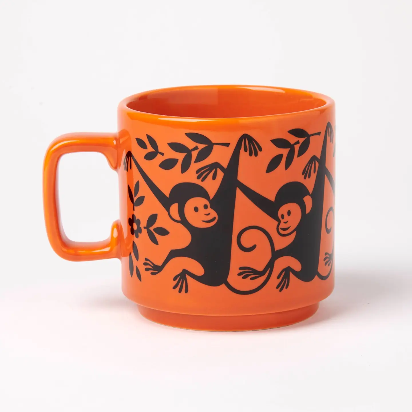 Magpie x Hornsea Mug Monkey with Orange Glaze - Image 2