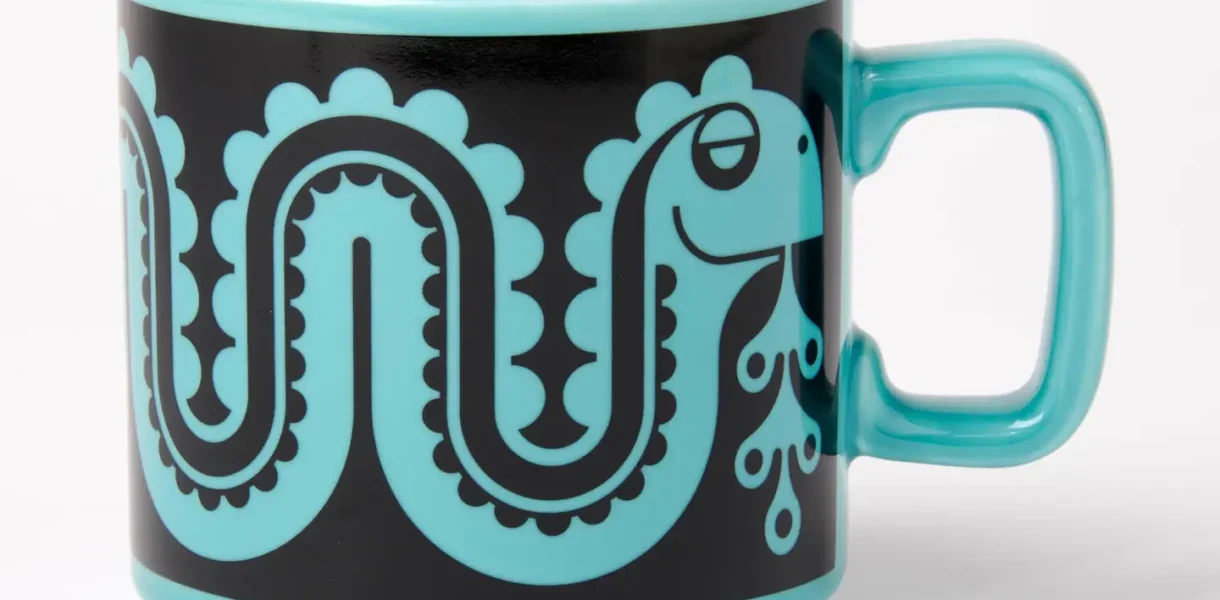 Magpie x Hornsea Mug Nessie with Teal Glaze Image