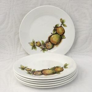 Vintage J&G Meakin x6 Eden Side Plates 60s 70s Tableware Image