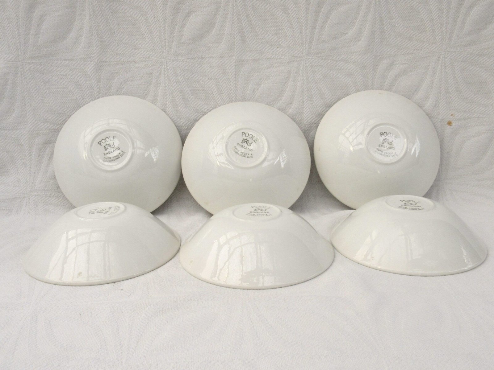 Vintage Poole Pottery Desert Song x6 Cereal Bowls 1960s - Image 3
