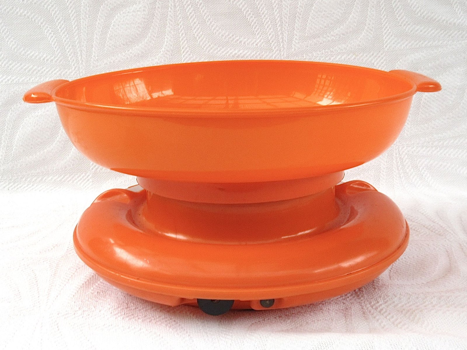 Vintage Soehnle Orange Plastic Culina Kitchen Scales Round 1970s - Image 3