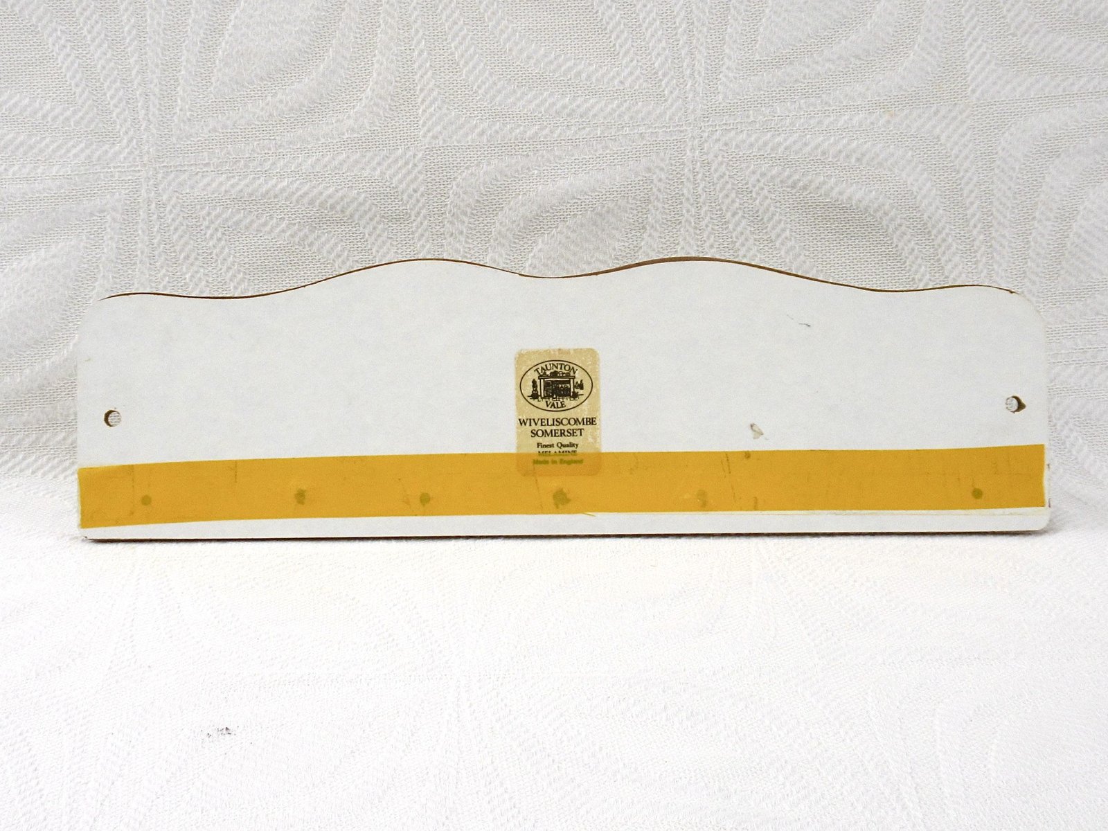 Vintage Taunton Vale Yellow Daisy Melamine Key Hooks Wall Mounted 1970s - Image 2