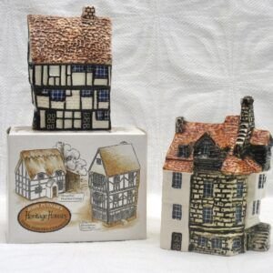 Vintage John Putnam Ceramic Heritage Houses 1970s - Choose Item Image