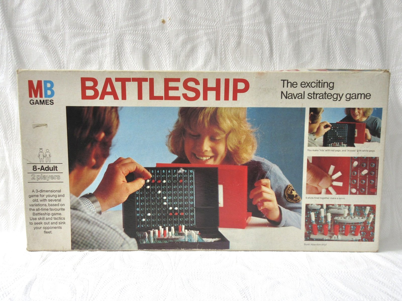 Vintage MB Battleship Game 1975 Complete 70s Toys Image