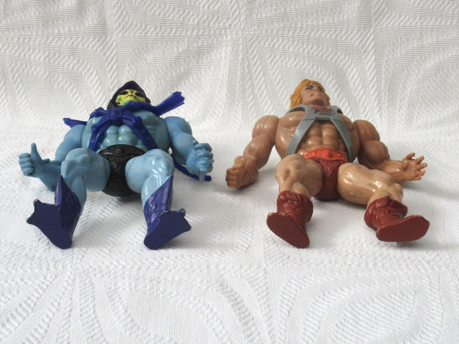 Vintage Original He-Man and Skeletor 80s Masters of the Universe Action Figures 1981 - Image 3