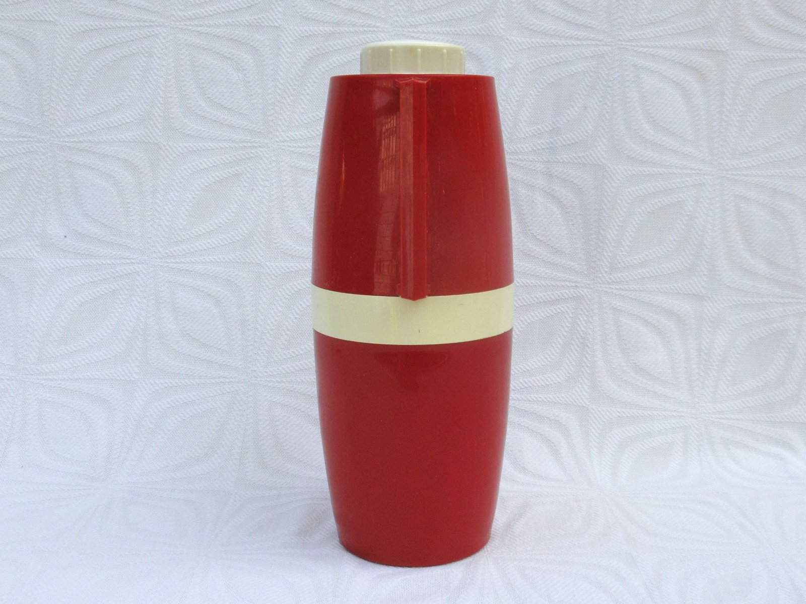 Vintage Vacco Vacuum Flask Red White Campervan 70s 80s - Image 3