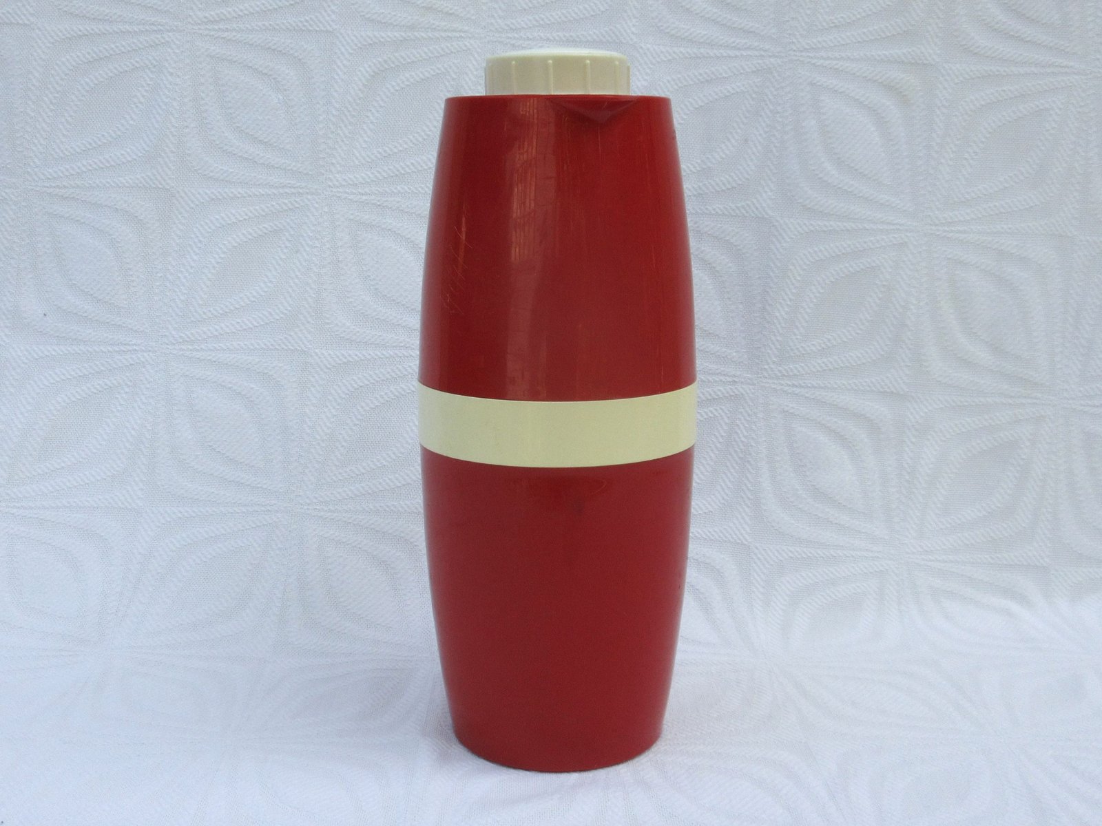 Vintage Vacco Vacuum Flask Red White Campervan 70s 80s - Image 2