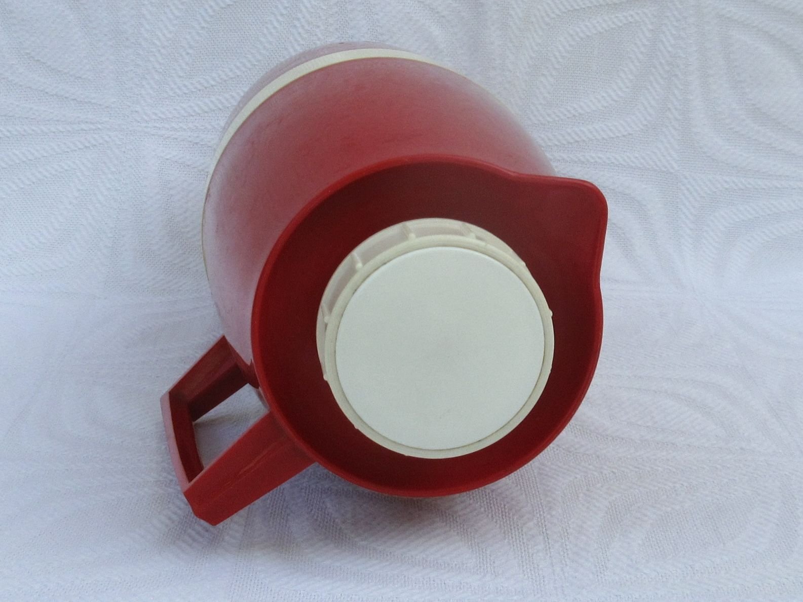 Vintage Vacco Vacuum Flask Red White Campervan 70s 80s - Image 6