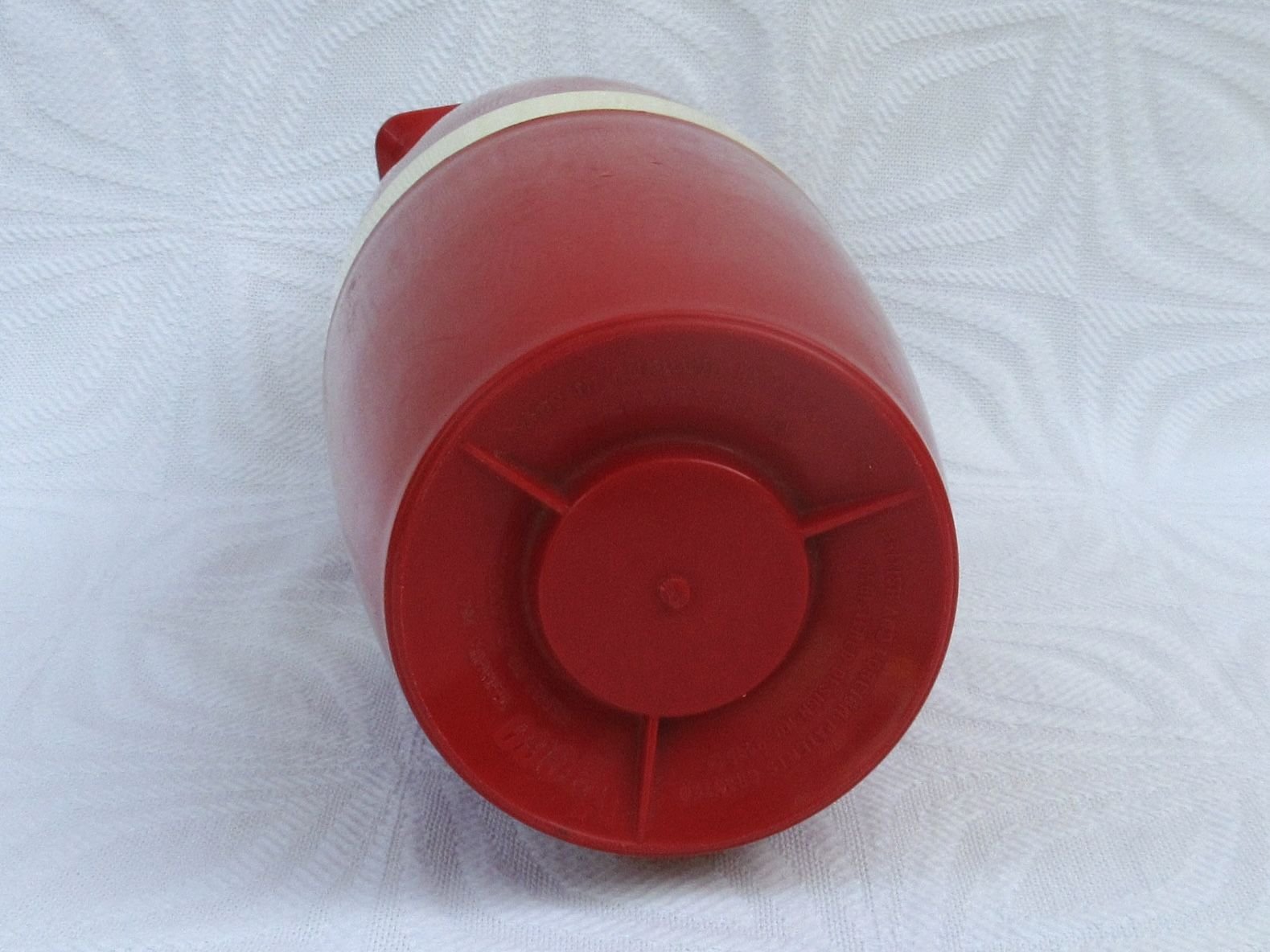 Vintage Vacco Vacuum Flask Red White Campervan 70s 80s - Image 5