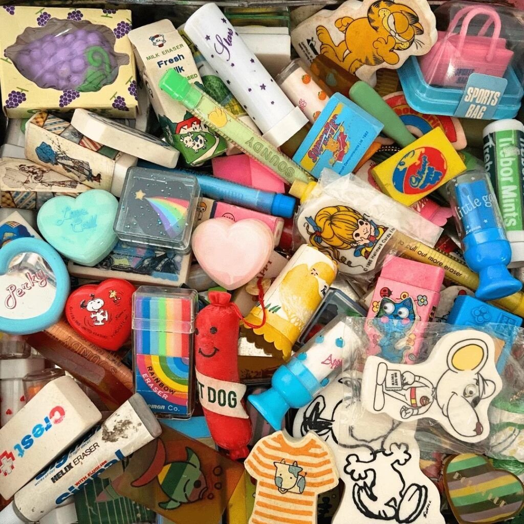 Iconic Back to School Items from the 1980s Collectable Smelly Erasers Blog Image