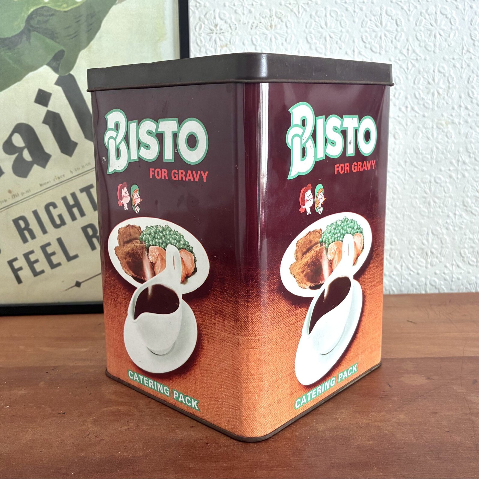 Vintage Bisto Gravy Tin Large 7lb Catering Pack 70s 80s - Image 2