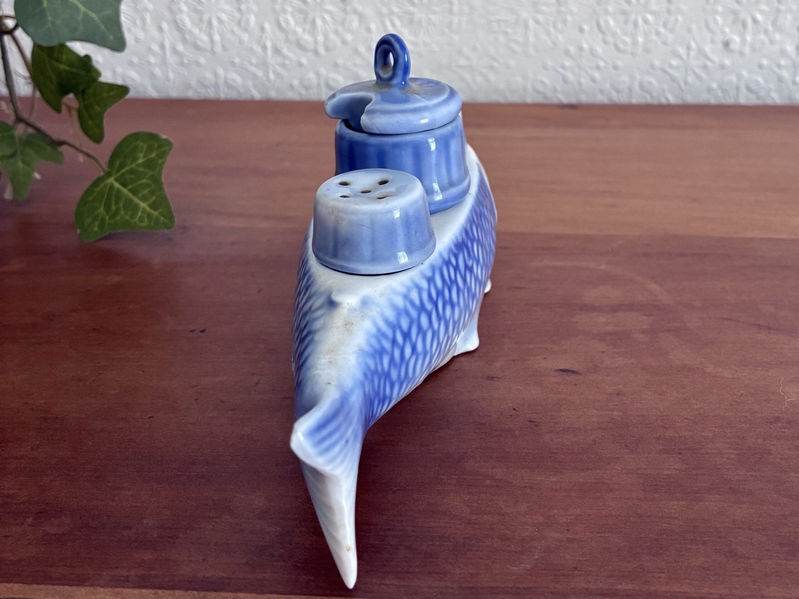 Vintage Fish Cruet Set Teignmouth Holiday Souvenir 1950s - Image 4